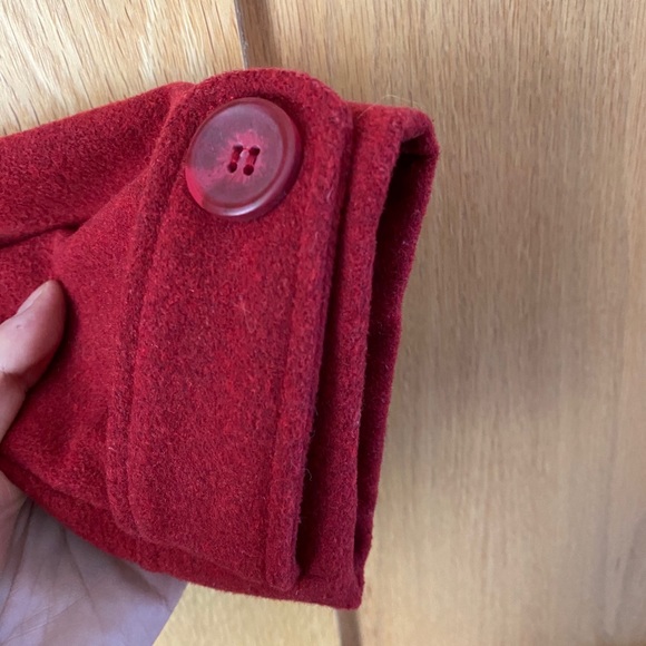 Red Pea Coat - Picture 5 of 7